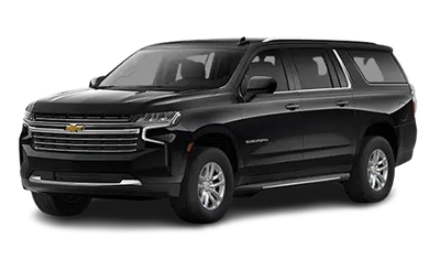 Black Chevrolet Suburban SUV limo used for Palo Alto airport transfers and corporate travel