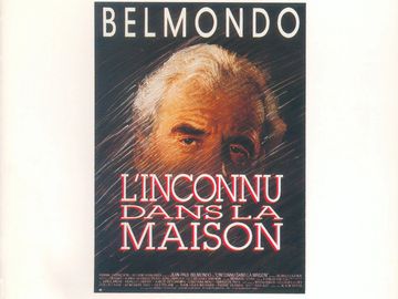 visuel de l'inconnu dans la maison avec Belmondo, musique de Francis Lai