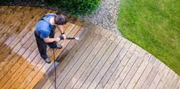 Power washing and surface cleaning exterior surfaces to refresh outdoor areas. Fences, patios, decks