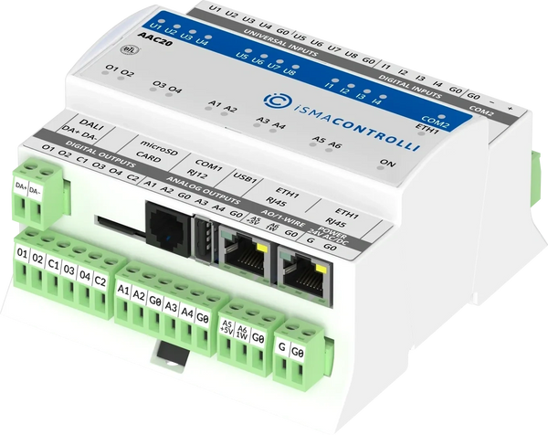 iSMA-B-AAC20 HVAC controller with free of charge programming software