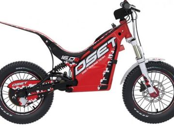 OSET 16.0 Racing is a dream machine for 5-7 year old's and the bike of choice for competitive riding