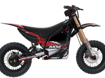 OSET MX-10 is the ultimate electric dirt bike and competition ready MX beginner bike for ages 4 to 7