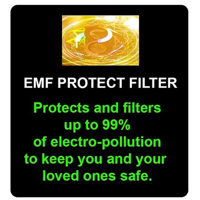 EMF filters protect you and your family from 5G and Wi-Fi electropollution. 