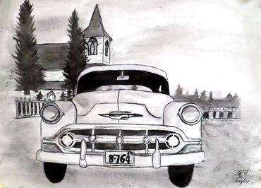 Cupids NL 1960's.Brush&Ink.8x10.2016