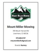 Mount Miller Mowing