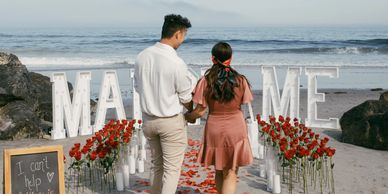 Suprise marriage proposal.