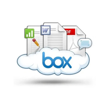 Cloud storage with various file types like Word, PDF, and spreadsheets represented.