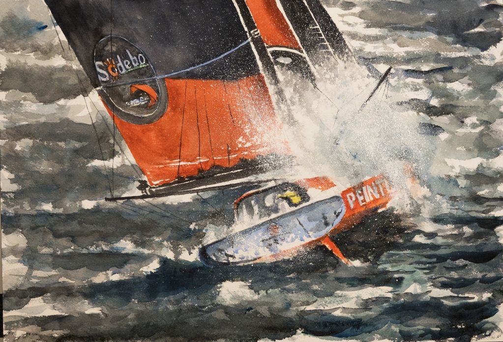 Sodebo in the Southern Ocean
Newport 

18" x 24"
Original Watercolor $1,750.00
