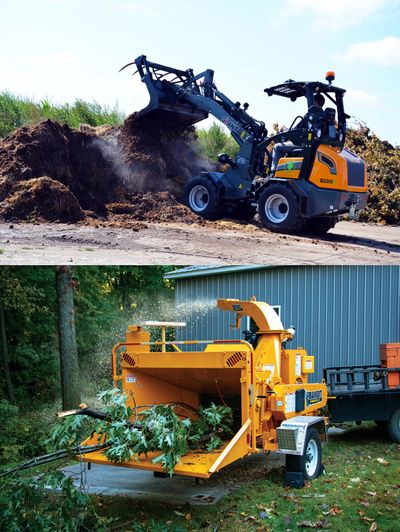 EarthworX Equipment is proud to offer Giant Loaders and Bandit Chippers and Stump Grinders!