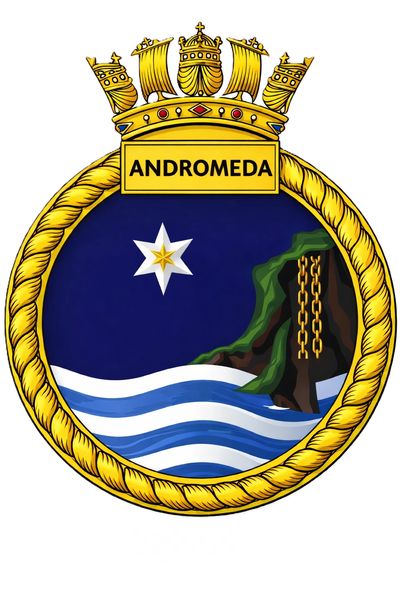 HMS Andromeda Ships Crest