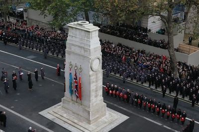 London Cenotaph - March with HMS Andromeda Association