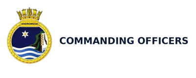 HMS Andromeda Comanding Officers