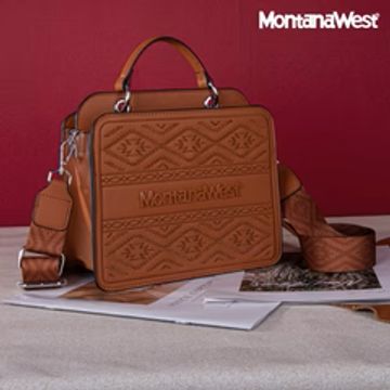 montana west embroidered aztec crossbody tote