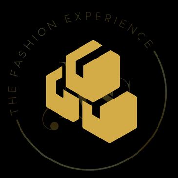 Elegant gold hexagonal logo for Model Status Events on black background.