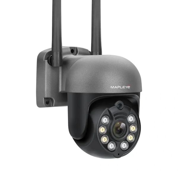 MYPT-815GW-30W Mapleye WiFi security IP camera pan-tilt colorvu, in grey color