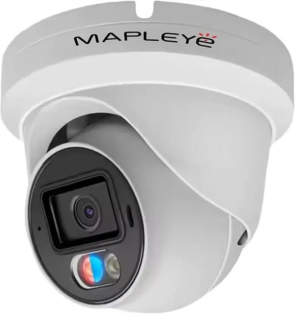 Mapleye 4K 8MP Color Night Poe Security Camera with AI, 2.8 Lens, IP67, 2-Way Audio
