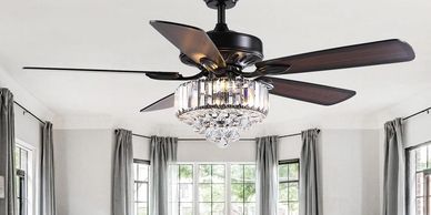 Ceiling Fan Installation. Ceiling Fan Replacement. Ceiling Fan Installer. New Ceiling Fan Install.