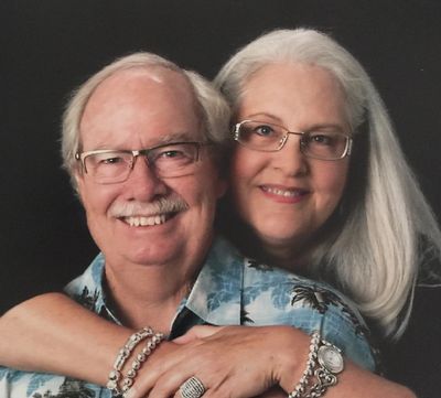 Photo of Ann (of Ann's Nails 2 Go) and her husband Bob.