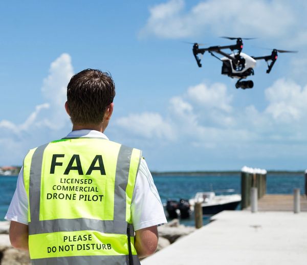 FAA drone pilot licensed