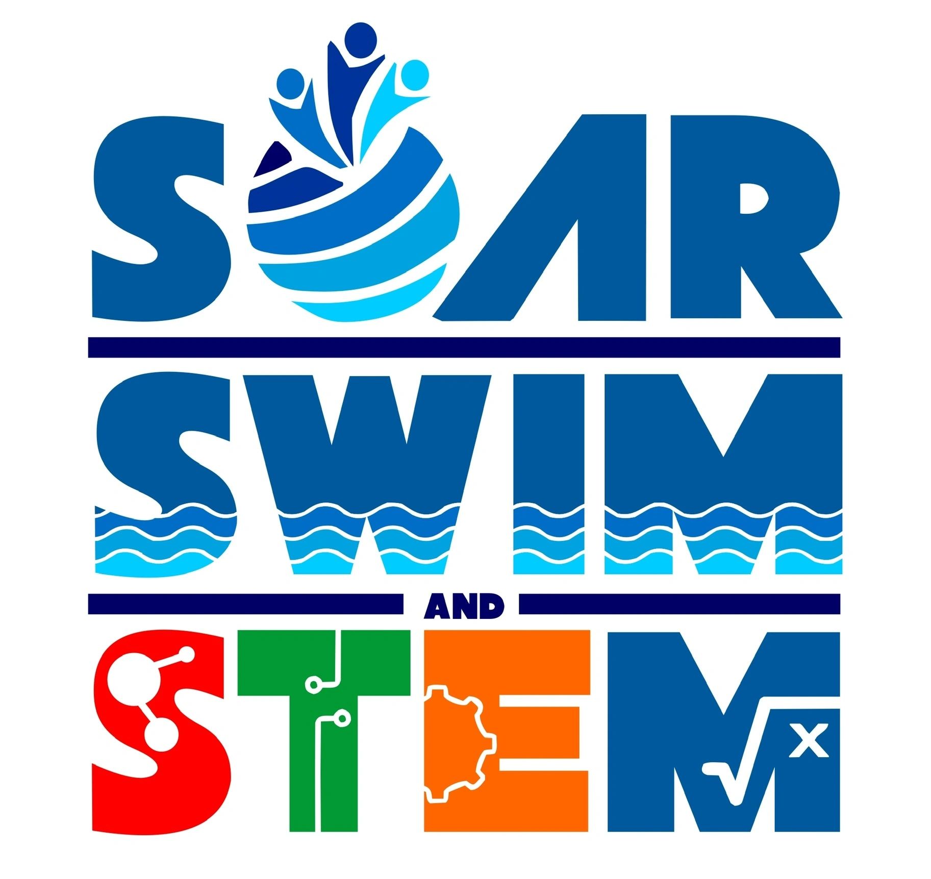 SOAR SWIM & STEM LOGO