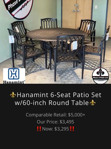 Hanamint Cast Aluminum Furniture 