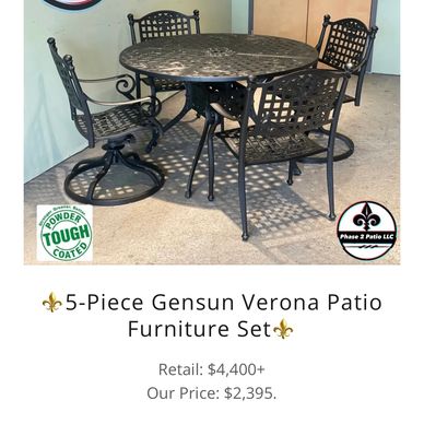 gensun patio furniture 