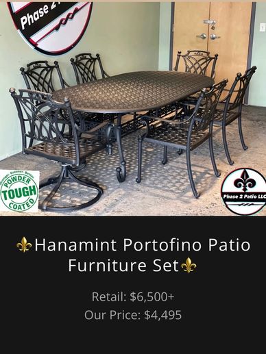 Hanamint Cast Aluminum Furniture - Portofino Collection 