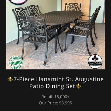 Hanamint Cast Aluminum Furniture - St. Augustine Collection