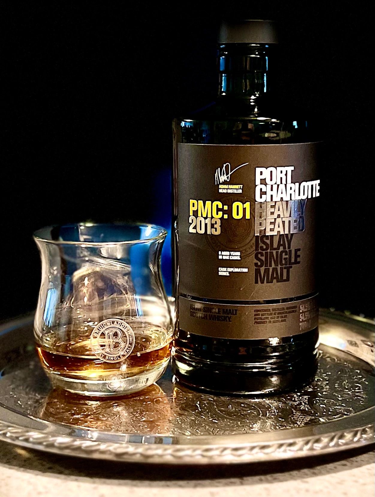 Port CharlottePMC:01 2013 Heavily Peated Islay Single Malt Scotch Whisky –  Bruichladdich Distillery