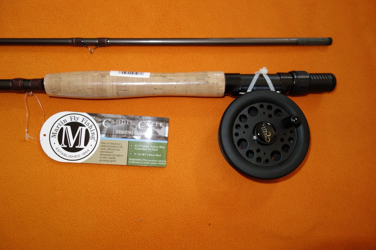 Martin Caddis Creek 9foot 2piece 5/6weight Fly rod and Reel