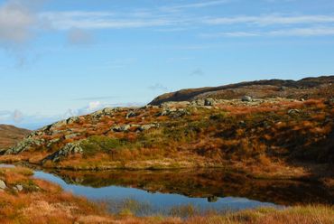 High alpine pond created for trout fishery by Full Curl habitat