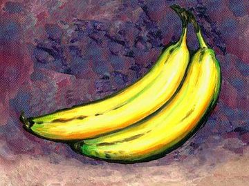 still life, fruit, bananas, home decor, wall art, paintings, prints, prints for sale,