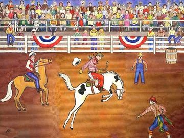 horses, rodeo, cowboys, 