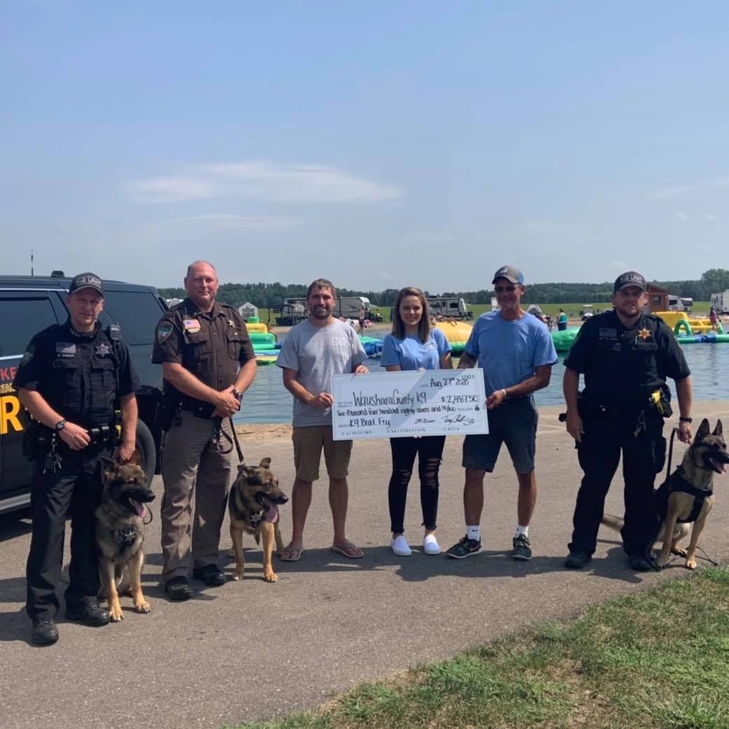 Donation to the Waushara K9 unit