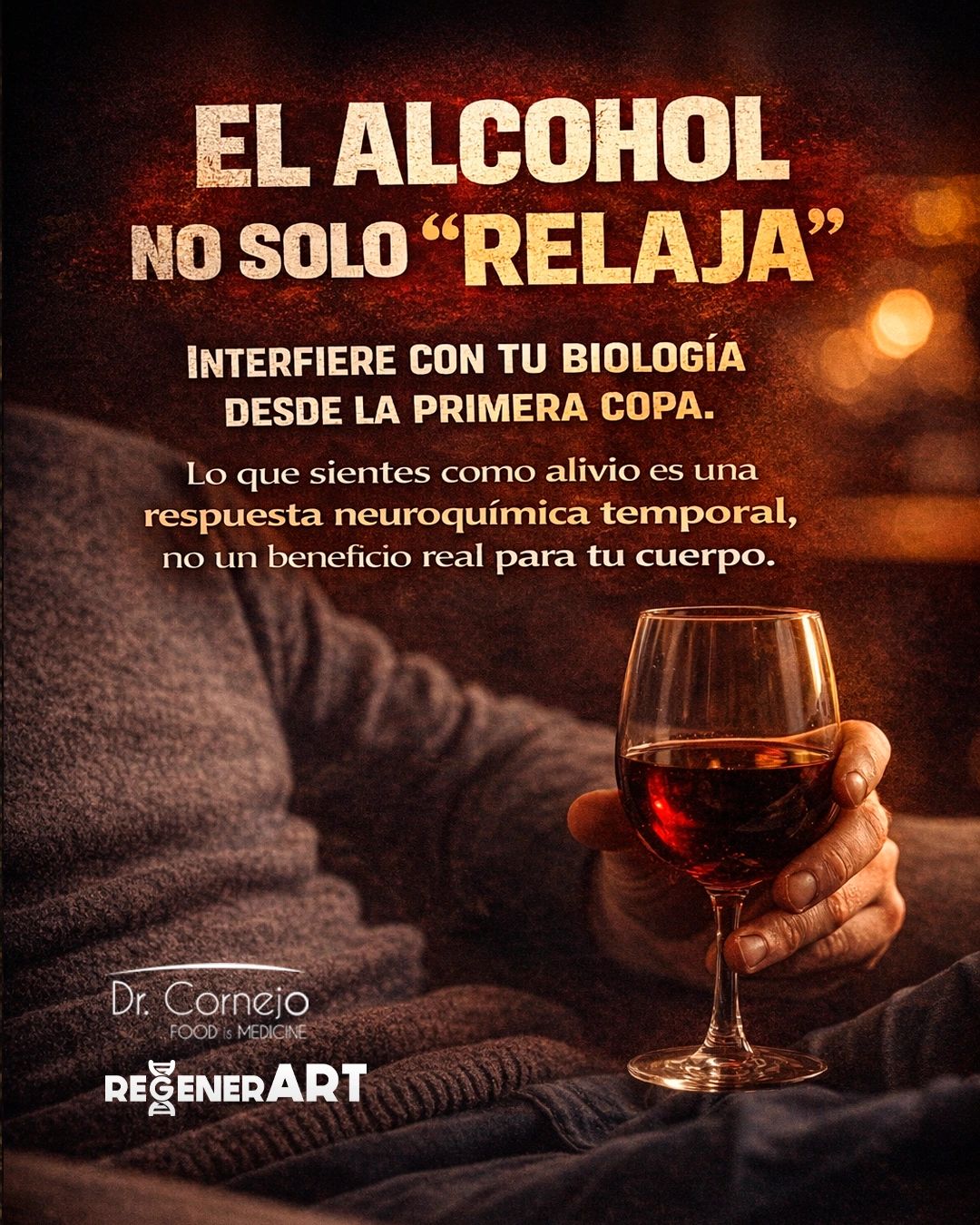 El alcohol y su impacto real en la biología humana