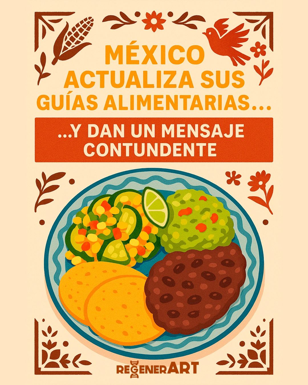Las nuevas guías alimentarias de México 2025-2030