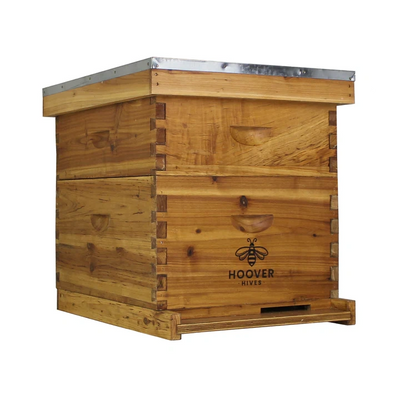 The 10-frame Hoover Hive is a quality beehive box and top rated, for good reason. 