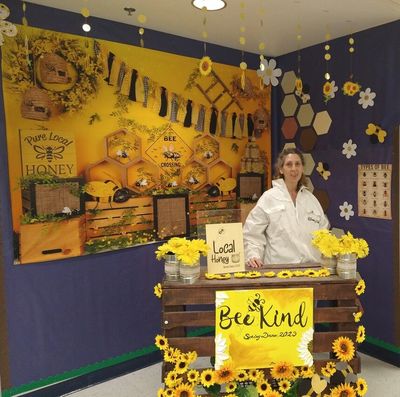 Betsy at the Bee Kind Dance. We are a unique option for your trade show booth.