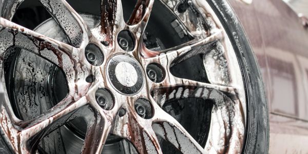 Wheel cleaning