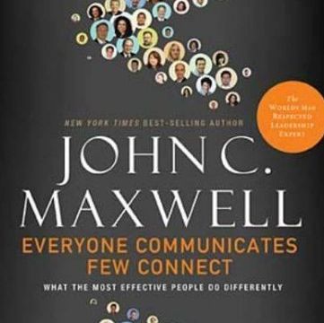 Cover of John C. Maxwell's book on effective communication and leadership.