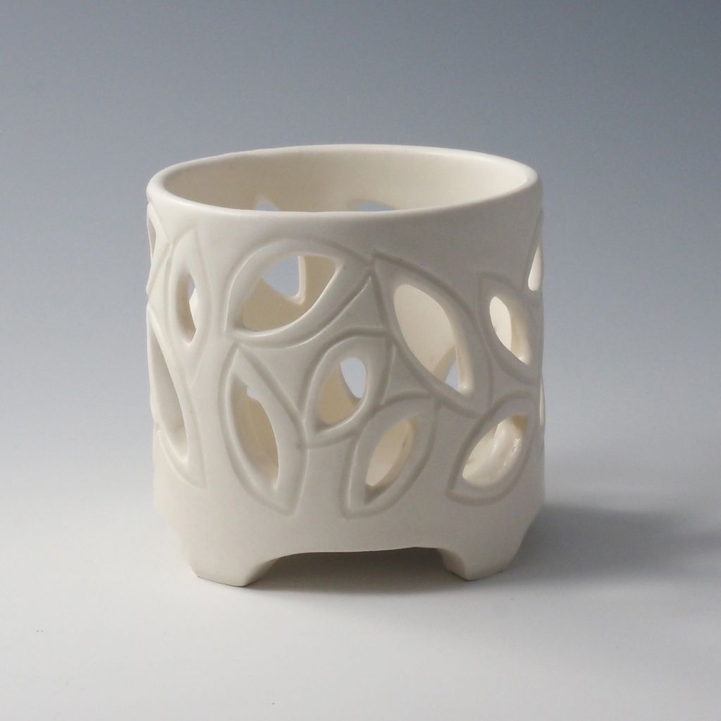 Mini Porcelain Leaf Votive