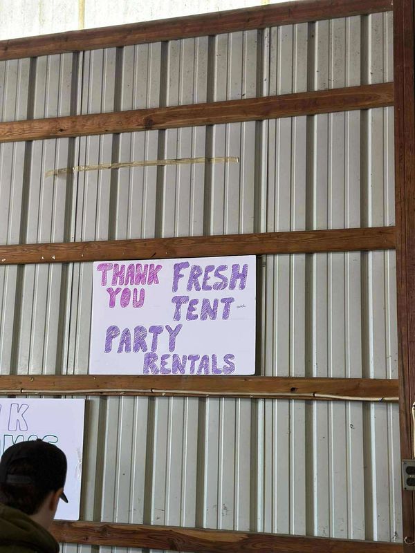 Thank you sponsor sign butler Pennsylvania 