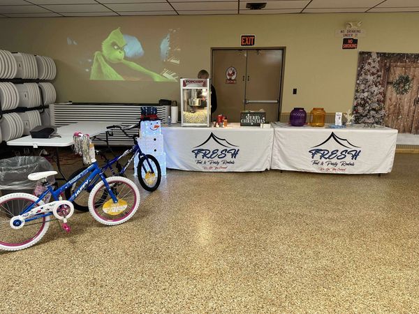 Free prizes at Christmas party