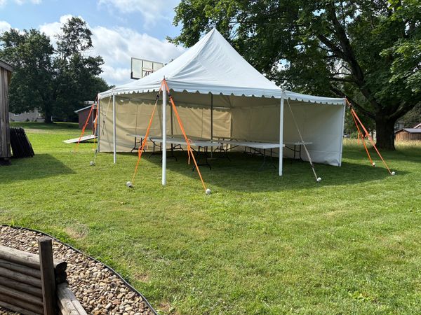 20x20 tent with sides