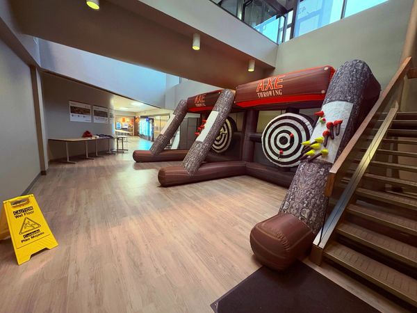 Indoor axe throw