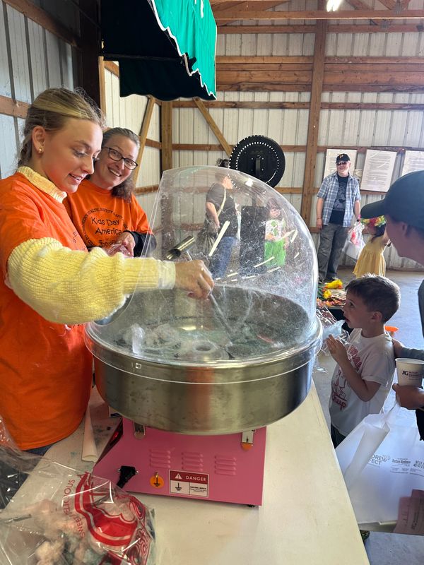 Cotton candy kids day America butler farm show