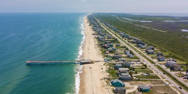 Welcome to Island life. Just a thin ribbon of sand along the East Coast!