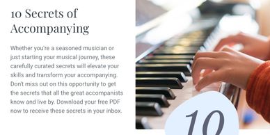 Hands playing piano keys intensely.