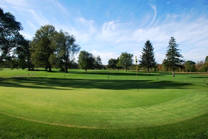 Golf Course Hole Number 4 Putting Green