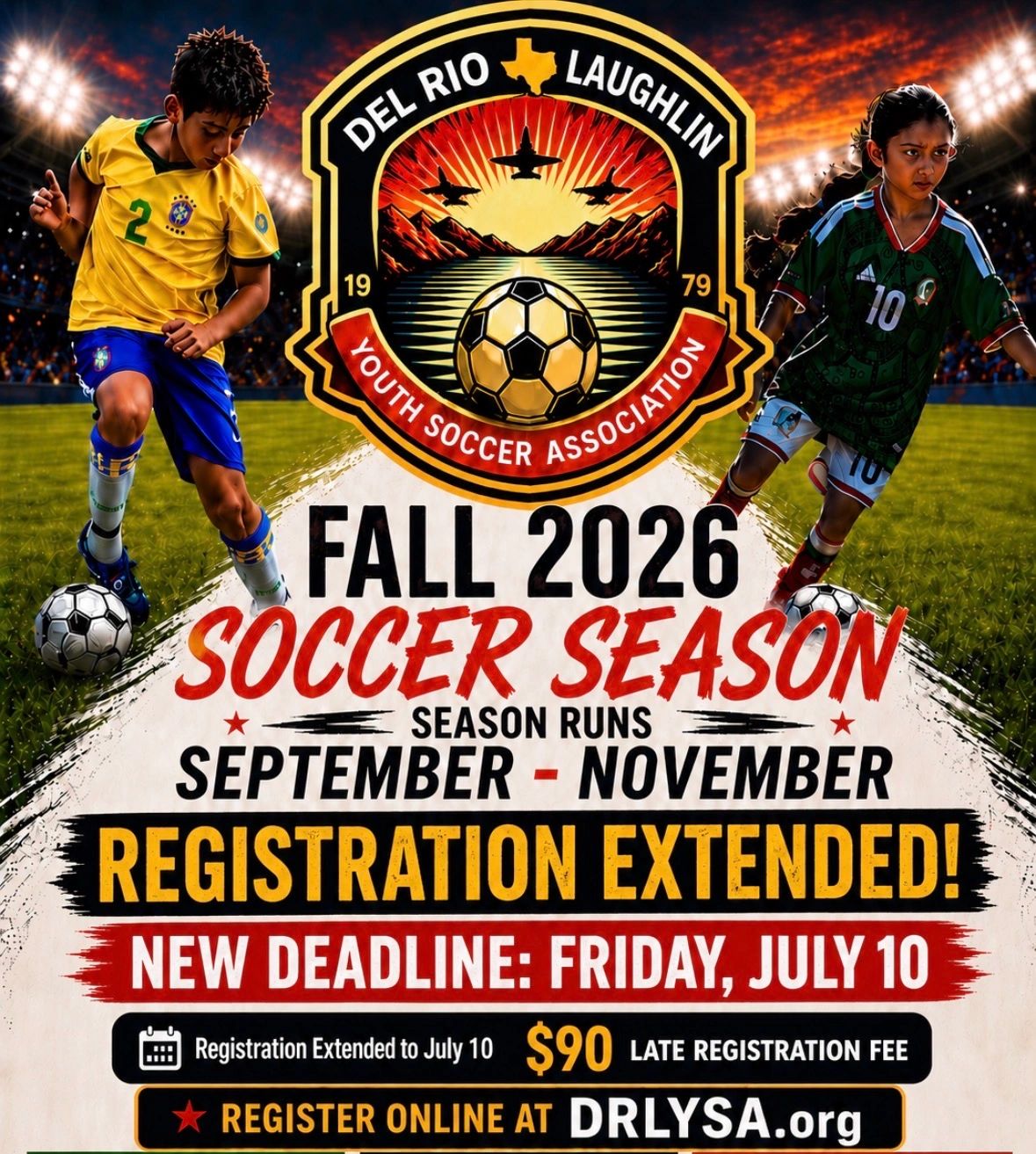 Del Rio Laughlin Youth Soccer Association - Home